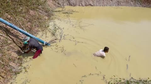 Amazing Village Pond Fishing