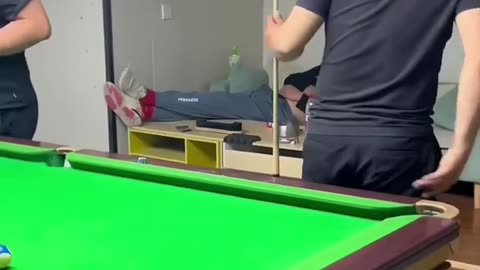 Funny billiard moment part 2