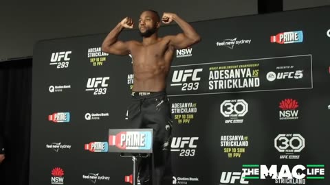 UFC 293 Official Weigh-Ins: Israel Adesanya vs. Sean Strickland