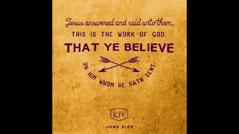 JOHN 6:29 KJV 62924 0000539 18238 49