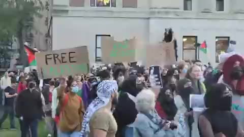 Columbia University in New York City where the school has been overrun by pro-Palestine protesters.