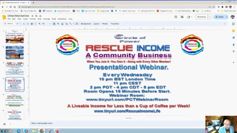 Rescue Income Chitty Chitty Chat Chat Webinar 3rd Sep 2024