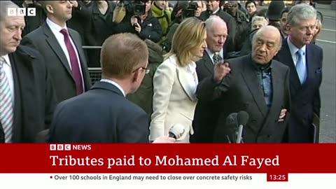 Former Harrods boss Mohamed Al Fayed dies aged 94 - #BBC News#UK#Egypt