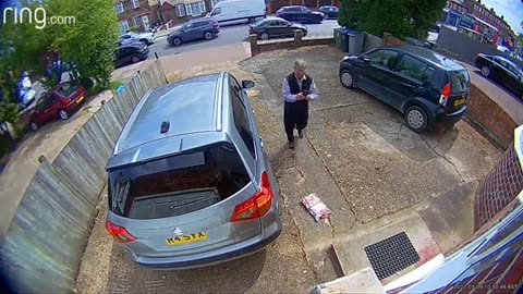 Evri delivery driver caught red handed