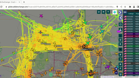 Bird NaziPac N821PA again over Mormon Mafia Town Arizona - March 5th 2024