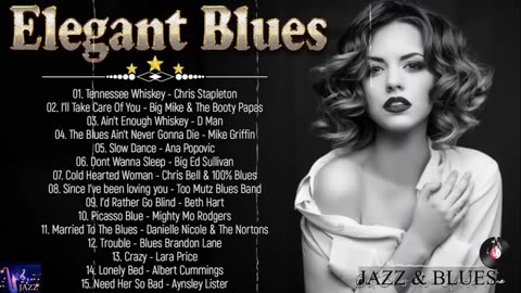 Elegant Slow Blues - Good Blues Music Every Day - A Relaxing Blues Music for The Morning