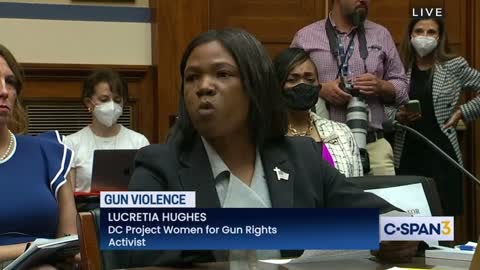 Lucretia Hughes Testifies at "The Urgent Need to Address the Gun Violence Epidemic"