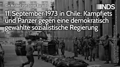 11. Sept. 1973 in Chile: Kampfjets&Panzer gegen eine demokratisch gewählte sozialistische Regierung