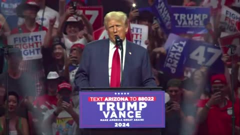 Donald Trump and RFK, Jr. speak at Glendale, Arizona rally after endorsement - August 23, 2024