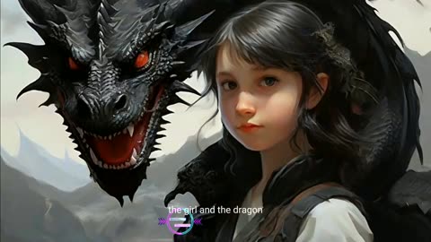 Girls and black dragon