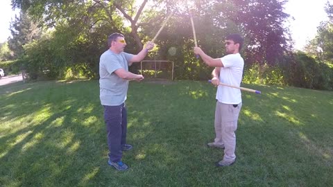 Very basic eskrima drills - no I'm not an expert