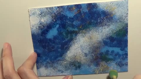 How to Make an Abstract Painting Using a Sponge