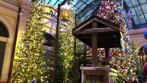 Festive Bellagio Christmas Display, Las Vegas