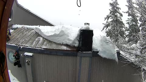 Snow Removal Crew Removes Himself Too