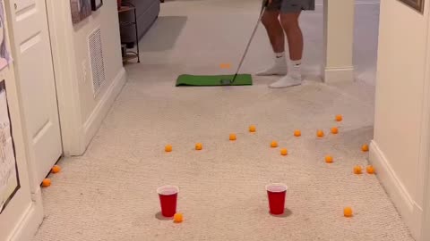 Double the Thrill: 2 for 1 Trick Shots! ⛳️🏌️‍♂️ | #Trick #TrickShot