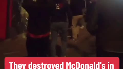 TURKS DESTROY MC DONALDS