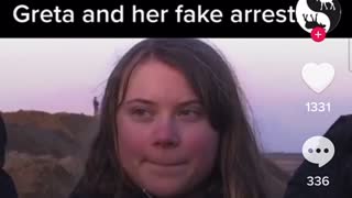 GRETA FAKE ARREST?