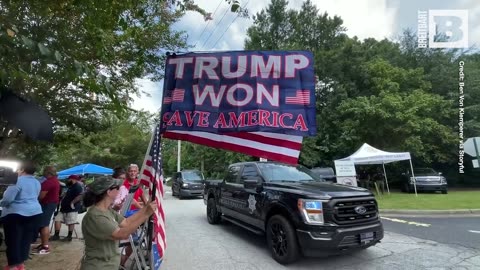 Supporters Gather as Former President Trump Expected to Surrender in Georgia