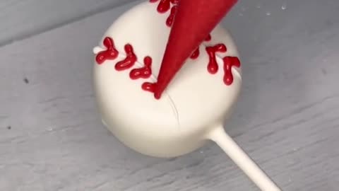 baseball cake pops