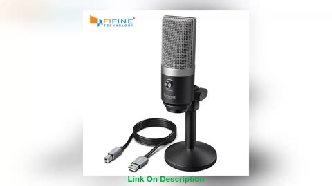 Discount FIFINE USB Microphone for laptop and Compute