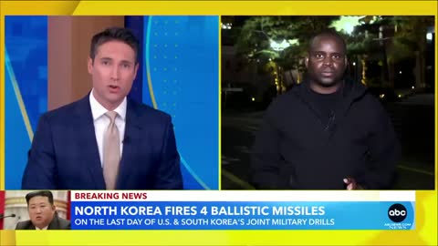 North Korea fires 4 ballistic missiles GMA