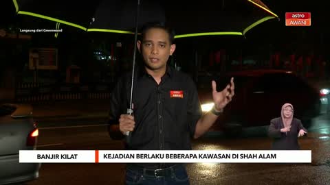 Banjir Kilat | Kejadian berlaku beberapa kawasan di Shah Alam