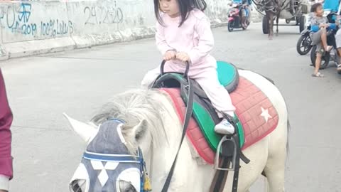 Riding A Horse