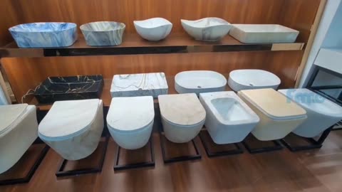 Affordable, quality luxury style art wash basin and ceramic toilet