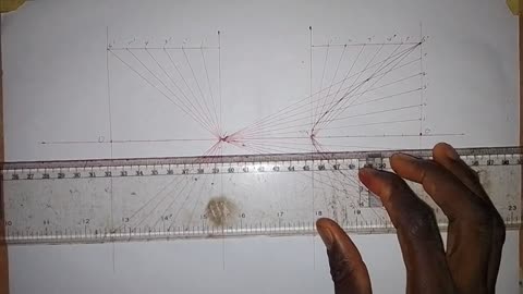 Construction of Two Branches of Hyperbola given Transverse axis and axis of symmetry and a Point