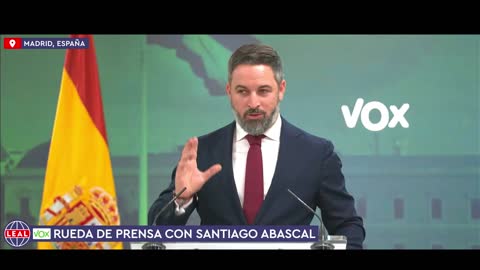 🇪🇸 Santiago Abascal · El Presidente de VOX ofrece una Rueda de Prensa (Nov 14, 2022) [completo]