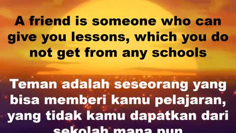 A smart term with Indonesian and English equivalents is known as words of wisdom.