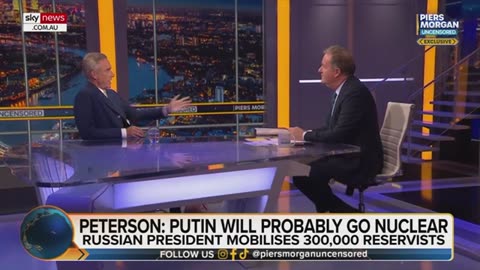 ‘Naïve’ to think Russia will lose war, says Dr Jordan Peterson