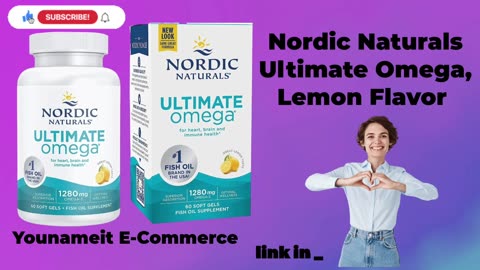 Nordic Naturals Ultimate Omega, Lemon Flavor