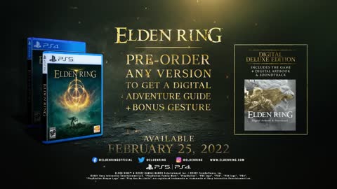 Elden Ring - Pre-Order Trailer PS5, PS4