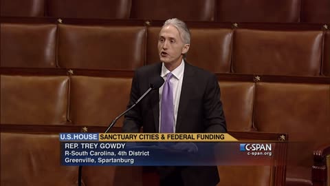 Trey Gowdy On Sanctuary Cities