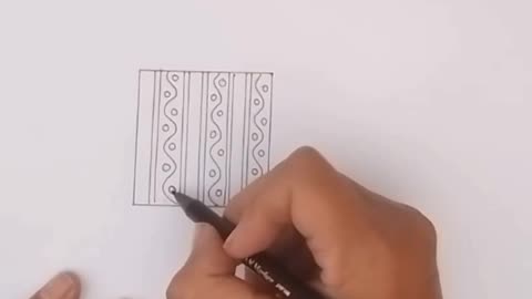 How to drawing zentangle