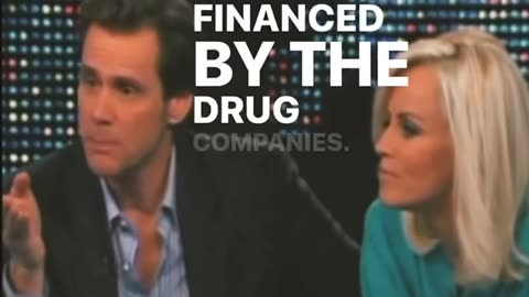 Jenny McCarthy and Jim Carrey taking about the connection between vaccines and autism.