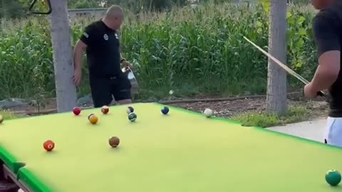 Funny billiard million views