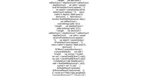 Why does modulus operator return fractional number in javascript