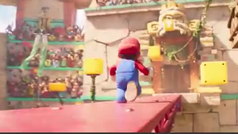 Mario Movie Fighting Scene