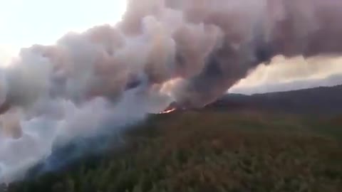 FOREST FIRE IN MARMARIS, TURKEY