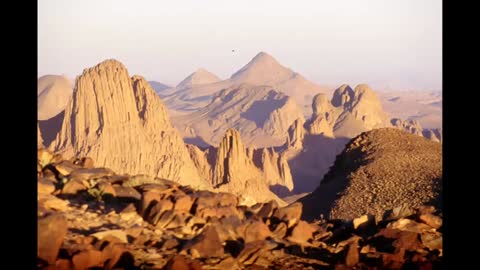 Desert and beautiful Algerian sand