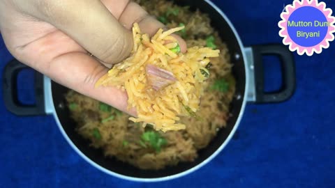 Mutton Dum Biryani Recipe .