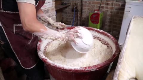 Korean Street Food - Amazing Skills of Korean Twisted doughnut Master