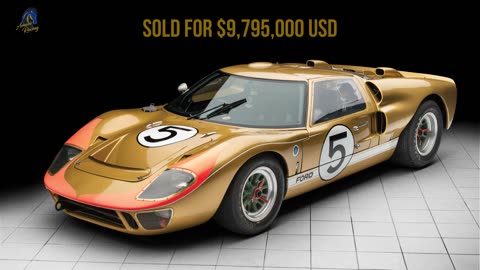 FORD GT40 1966 MKII GOLD A TRIBUTE TO KEN MILES