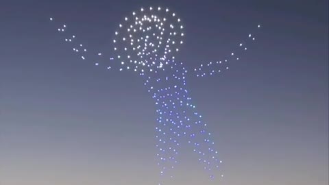 Sunrise drone show at Burning Man || Drone Show