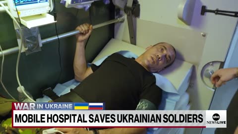 Mobile hospital saves lives of nearly 50 Ukrainian soldiers a week | ABCNL