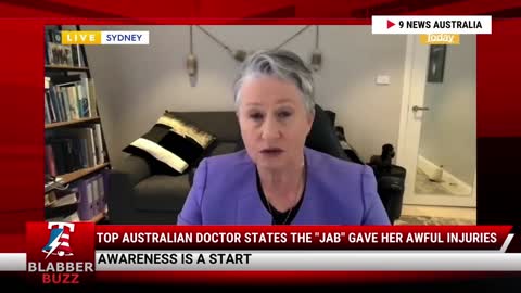 Top Australian Doctor States The "Jab" Gave Her Awful Injuries