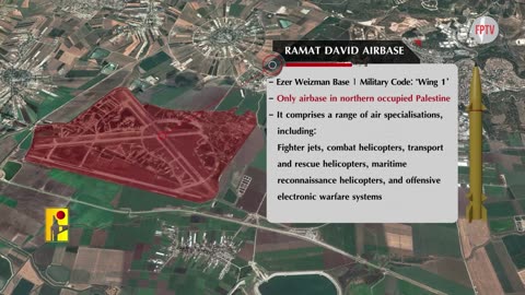 (EN) Hizbullah offering a visual tour of Ramat David Zionist military base in Palestine, 22 Sep 2024