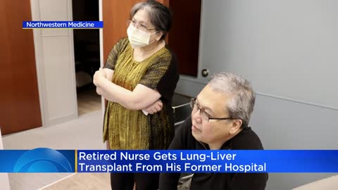 Retired nurse gets lung-liver transplant from his former hospital